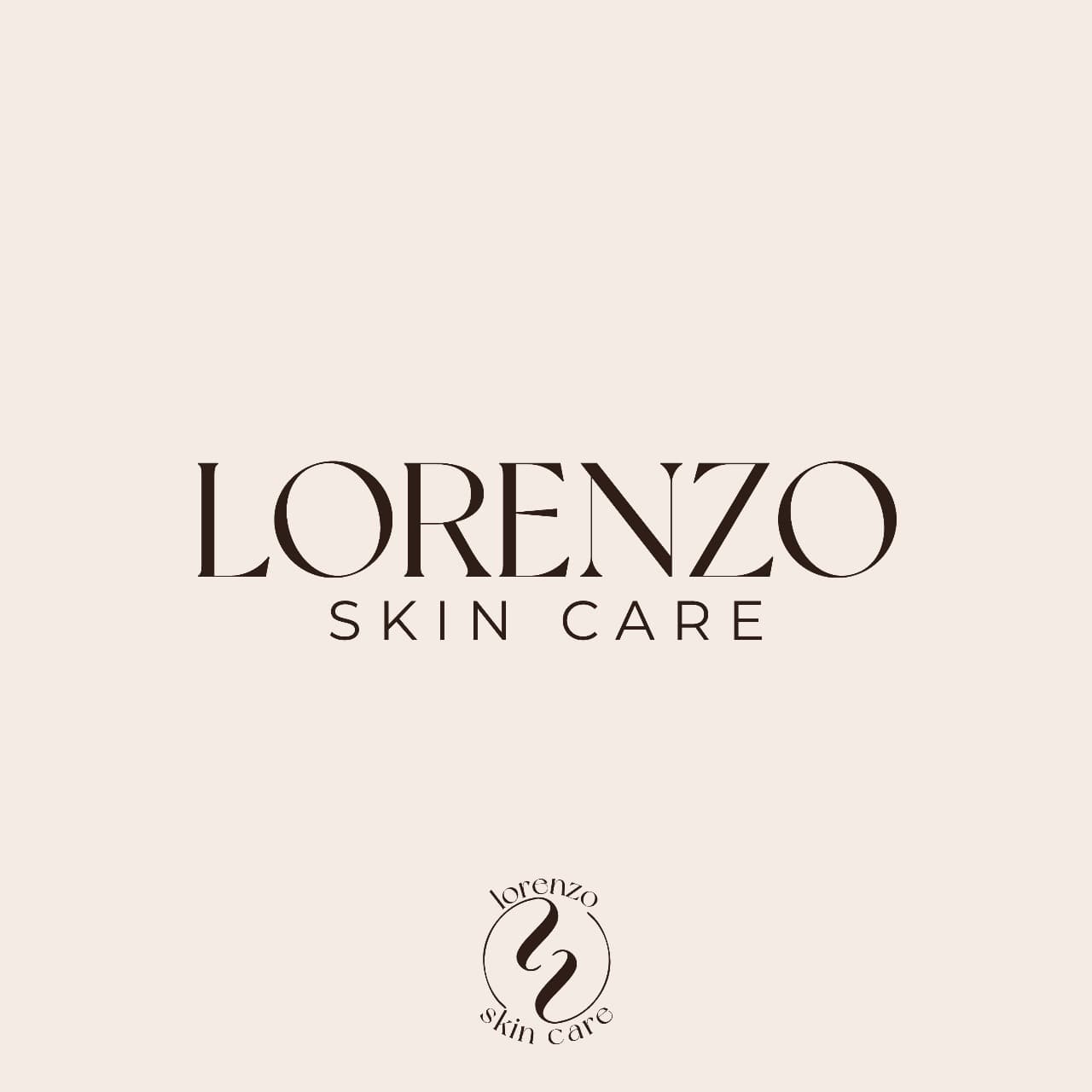 Lorenzo wordmark and monogram